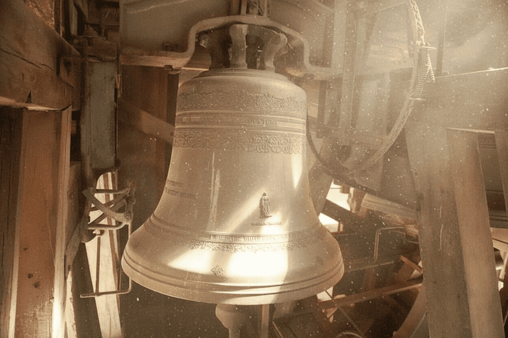 One of the bell in the towel of Notre Dame Cathedral